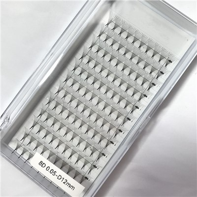 8D nuqtali oldindan tayyorlangan kirpik